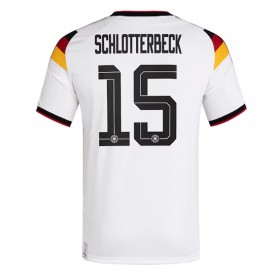 Tyskland Nico Schlotterbeck #15 Hemmakläder VM 2026 Kortärmad